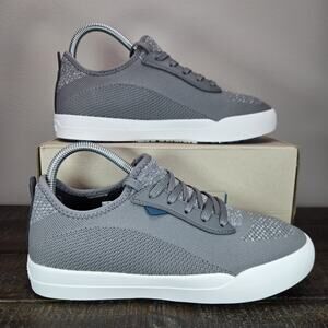 Vessi Weekend 1.5 Sneaker Womens Size 8 Waterproof Shoes Concrete Gray White